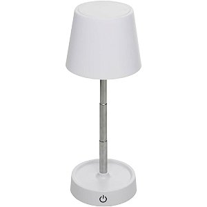 Luminária Luna Dimmer De Mesa USB Touch Retrátil 10,5x28,5