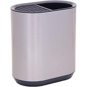 Porta Faca Cepo De Inox E Utensílios Tesouras Chaira Bancada