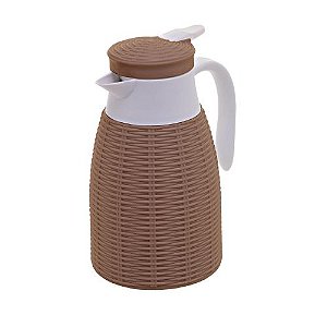 Garrafa Térmica Rattan - Marrom