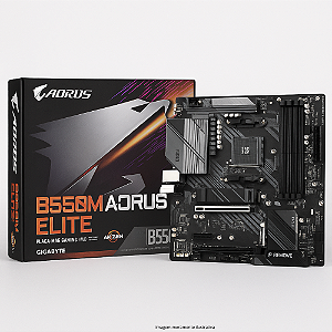 Placa mãe Gigabyte B550M AORUS Elite AX – Wi-Fi 6E, PCIe 4.0