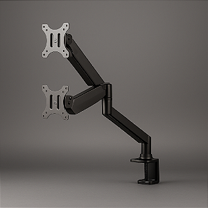 Suporte de Mesa ERGO FLEXY Preto para Monitor com Pistão a Gás 12" a 32" – Bluecase BSMTG01-3B