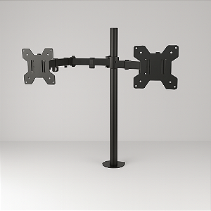 Suporte de Mesa ERGO FLEXY Preto para Dois Monitores Articulado 12" a 32" – Bluecase BSMT02-2