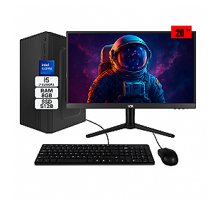 PC Intel Core i5 3ª Geração, 8GB RAM, SSD 512GB