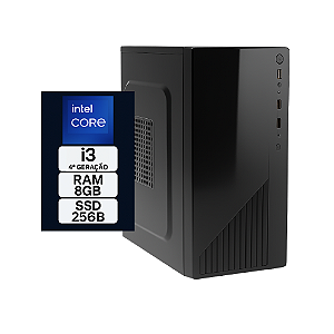 Computador Intel Core i3 4ª Geração | 8GB RAM | SSD 256GB