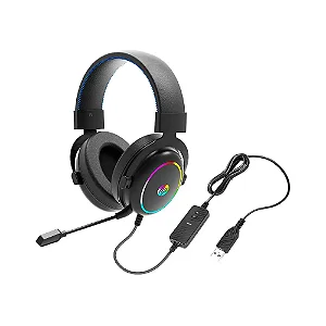 Headset Gamer HP DHE-8005S USB 7.1 Surround RGB