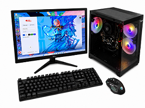 PC Gamer Ryzen 3 2200G 16GB SSD 240GB Monitor 19"