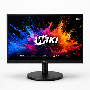Monitor VXPRO 21,5" LED HD 75Hz 14ms HDMI e VGA – Preto