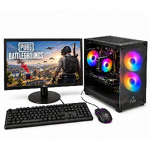PC Gamer Completo Ryzen 5 1600 | GTX 750 Ti 4GB | 8GB RAM | SSD 240GB | Monitor 19”