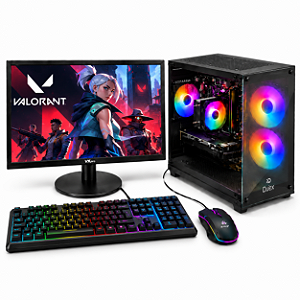 PC Gamer Completo Ryzen 5 1600 | RX 580 8GB | 16GB RAM | SSD 240GB | Monitor 19”