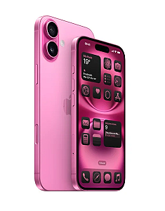 IPhone 16 Apple 128GB Rosa 6,1" 48MP iOS 5G | 1 ANO GARANTIA