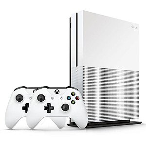 Console Xbox One S 1TB com 2 controles - 2 anos garantia