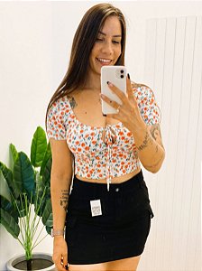 Cropped  Floral Cora