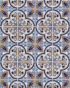 Papel de Parede Azulejo Mojito