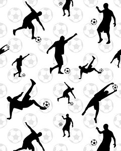 Papel de Parede Estilo Teen Jogadores de Futebol