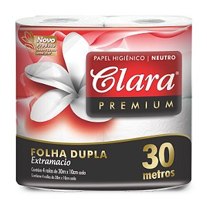 Papel Higiênico Folha Dupla 30 Metros 16 Rolinhos