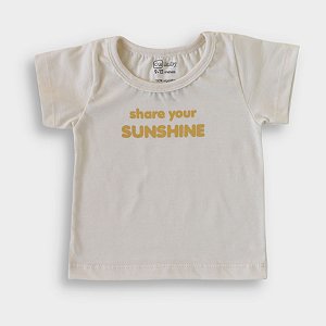 Camiseta manga curta off - Estampa sunshine