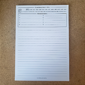 Planner Diário básico