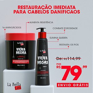 KIT PARA CABELOS DANIFICADOS + FRETE GRÁTIS