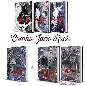 Combo Jack Rock (série completa - 5 livros + kit de marcadores) - (Depósito:145,00. Checar desconto na Shopee)