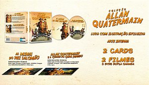 DVD Duplo Luva Coleção Allan Quatermain Pré venda entrega a partir de 13/06/22