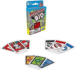 Jogo De Cartas - Monopoly Bid - Hasbro F1699