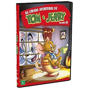 Dvd - As Loucas Aventuras de Tom E Jerry - Vol.3