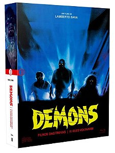 Blu-Ray Duplo Demons Filhos das Trevas Demons 2 Eles Voltaram