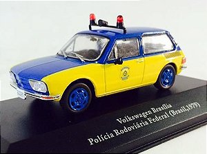 Miniatura Brasilia Polícia Rodoviária Federal 1979 1/43