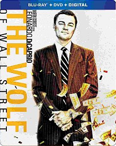 Steelbook Blu-ray + DVD O Lobo De Wall Street (SEM PT)