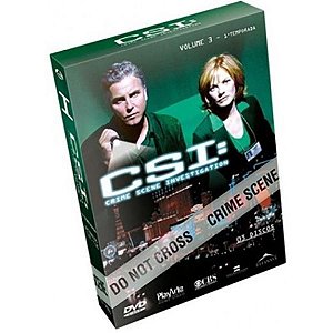 DVD BOX CSI 1ª Temp Vol 3