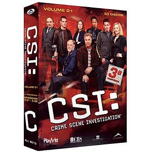 DVD BOX CSI 3ª Temporada Vol 1