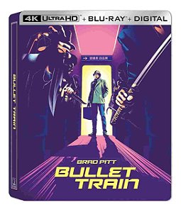 Steelbook 4k UHD + Blu Ray Trem Bala Bullet Train