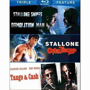Blu-Ray Triplo Demolidor - Falcão campeão dos campeões - Tango e Cash - Stallone
