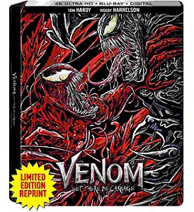 Steelbook 4K UHD + Blu-Ray Venom Tempo de Carnificina
