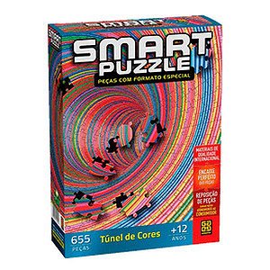 Puzzle 655 peças Smart Túnel de Cores