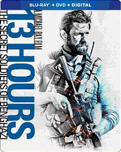Steelbook Blu-Ray + DVD 13 Horas Os Soldados Secretos Benghazi