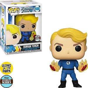 Funko Pop! Marvel Fantastic Four Exclusive Human Torch 568