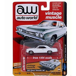 CARRO AUTO WORLD - CHEVY CHEVELLE SS 1967 - 1/64