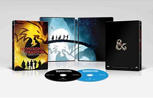 Steelbook 4K UHD + Blu-ray Dungeons & Dragons Honra Entre Rebeldes