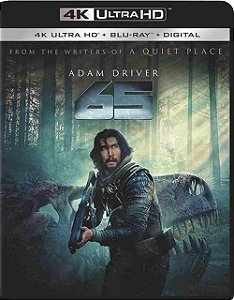 4K UHD + Blu-ray 65 Ameaça Pré-Histórica - Adam Driver