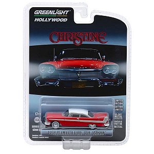 Christine 1958 Plymouth Fury Evil Version 1/64 Greenlight