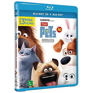 Blu-Ray + Blu-Ray 3d  Pets A Vida Secreta Dos Bichos