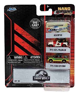 Carros Jurassic Park Nano Jada Toys