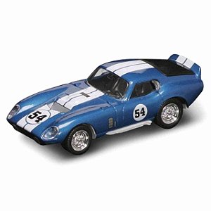 Carro Lucky Shelby Cobra Daytona Coupe Azul 1965 1/43