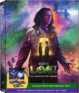 Steelbook 4k UHD Loki - 1ª Temporada Completa (SEM PT)
