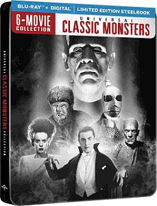 Steelbook Blu-Ray Universal Classic Monsters (SEM PT)
