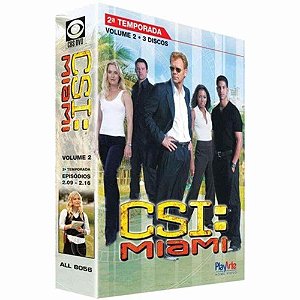 Dvd Csi Miami 2ª Temporada Volume 2 ( 3 Discos )