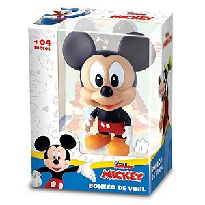 Boneco Vinil Disney Junior Mickey - 12 cm Líder