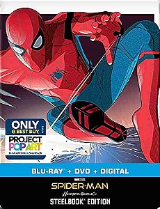 Steelbook Blu Ray +DVD Homem Aranha De Volta ao Lar (Sem PT)
