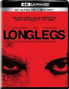 4K UHD + Blu Ray Longlegs Vínculo Mortal  (Sem PT)